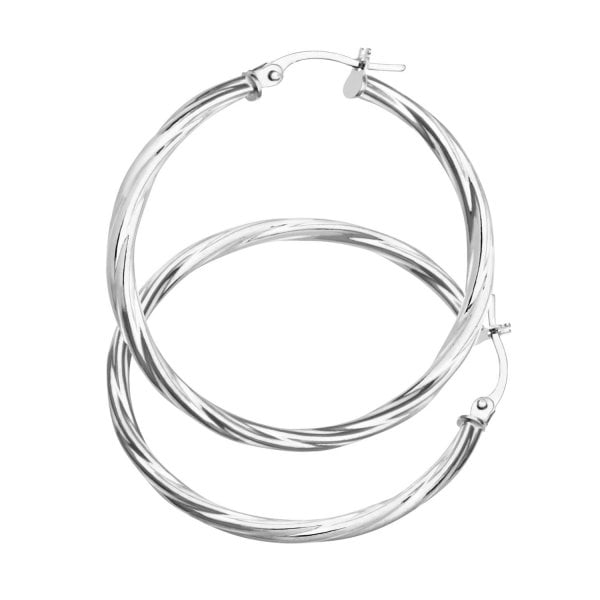 White Gold Earrings