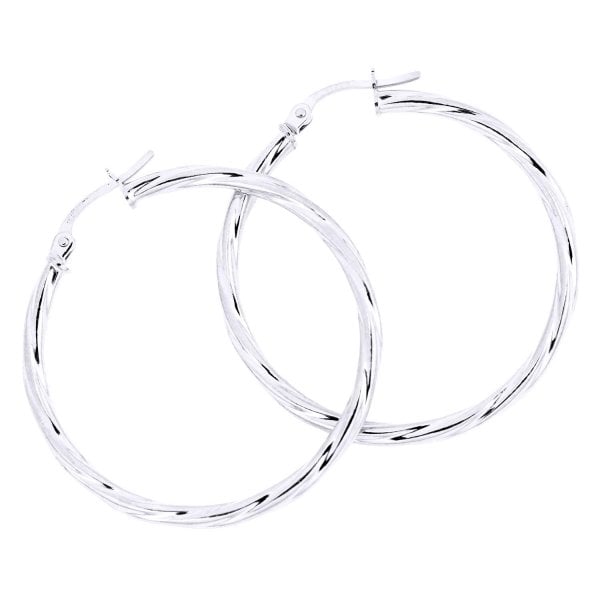 White Gold Earrings