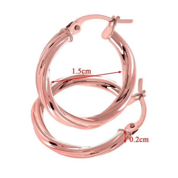 Rose Gold Earrings