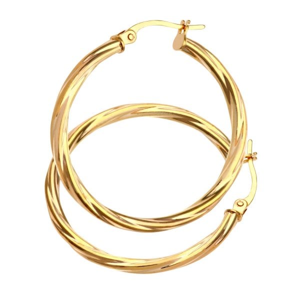 Yellow Gold Earrings