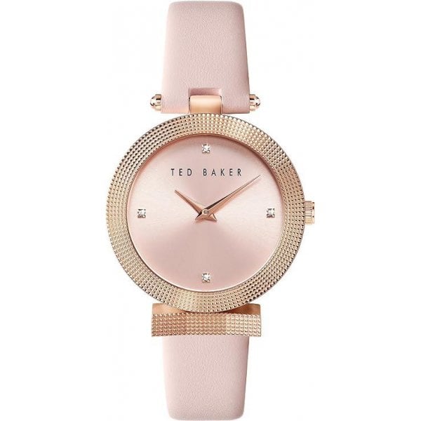 Bow Leather Strap Watch