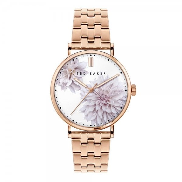 Ladies Phylipa Peonia Rose Gold Steel Watch