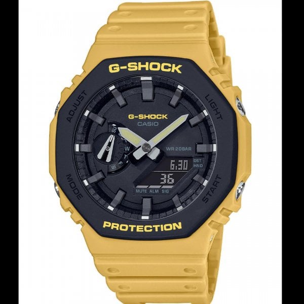 G-Shock Classics Layered Bezel Yellow Watch