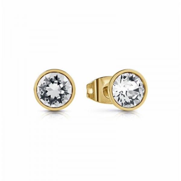 Party Crystal Gold Studs