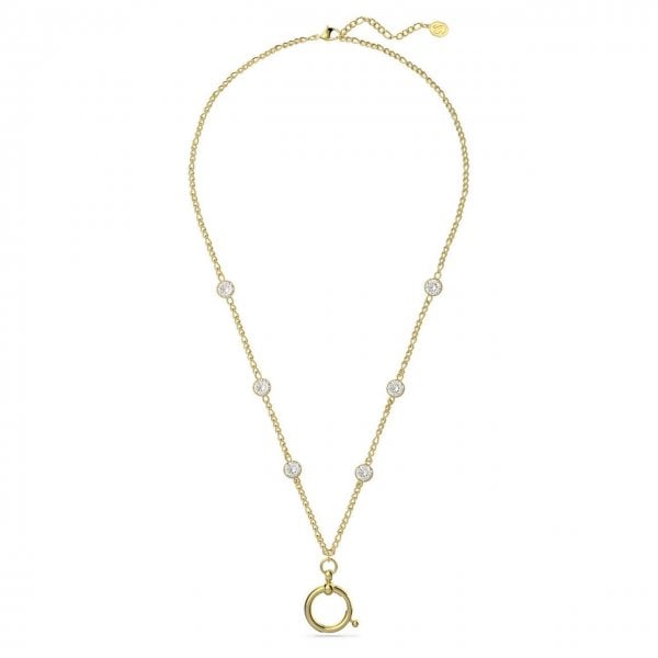 Curiosa necklace, Gold tone, Gold-tone plated