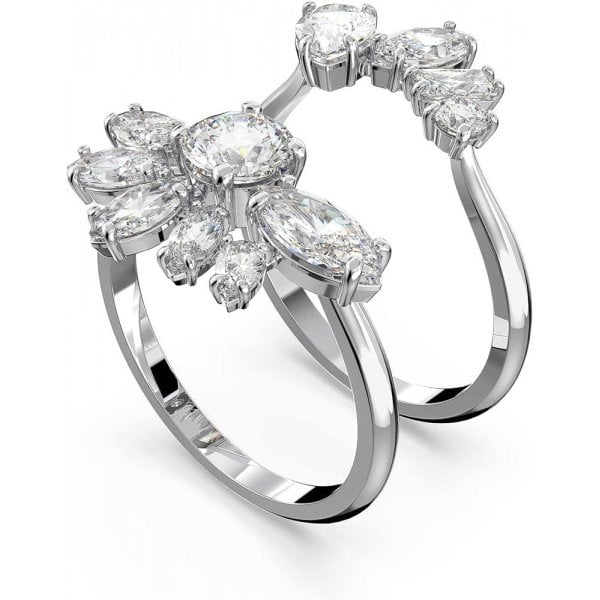 Gema cocktail ring Mixed cuts, Flower, S50