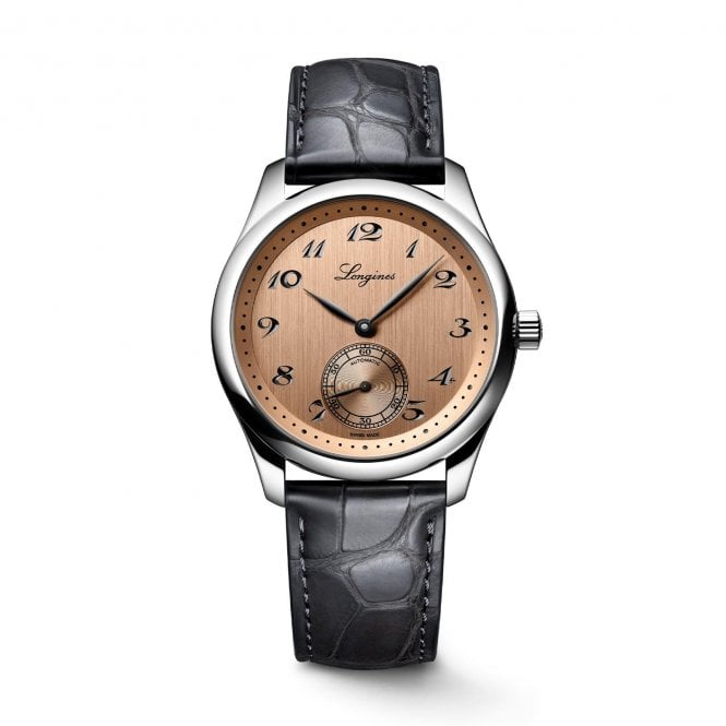 Master Collection 38.5mm Gents Leather Strap Automatic Watch