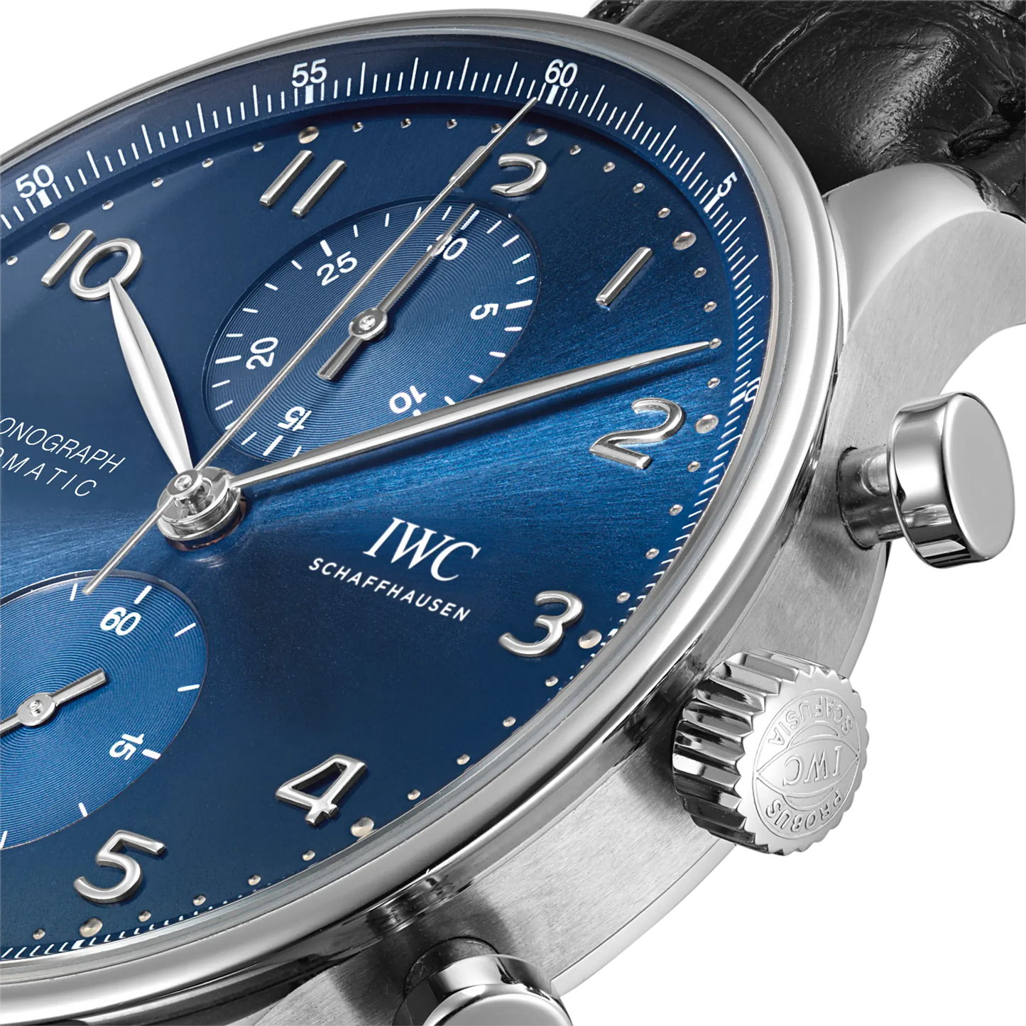 Portugieser Chronograph 41mm Leather Strap Watch