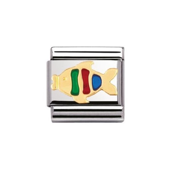 Gold Enamel Sea Animal Charm
