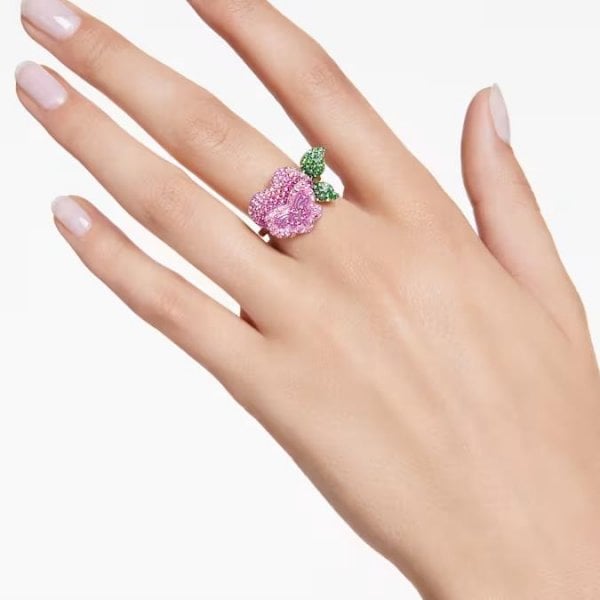 Alice in Wonderland cocktail ring, Flower, S50-55