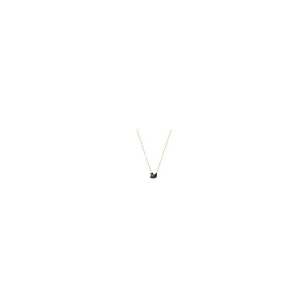 SS ICONIC SWAN PENDANT JET/ROS