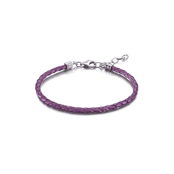 Chamilia Leather Bracelet Purple