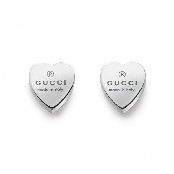 Trademark heart-shaped earrings