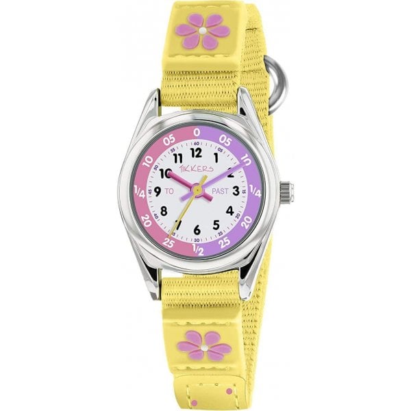 Girls Analogue Classic Quartz Watch with Textile