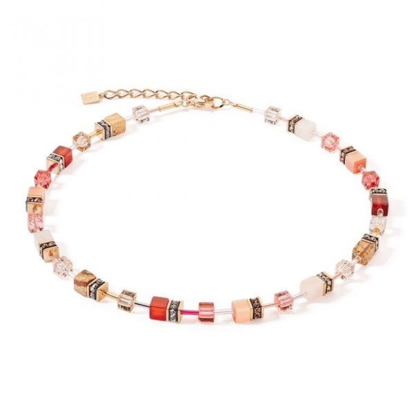 Red-Beige Necklace