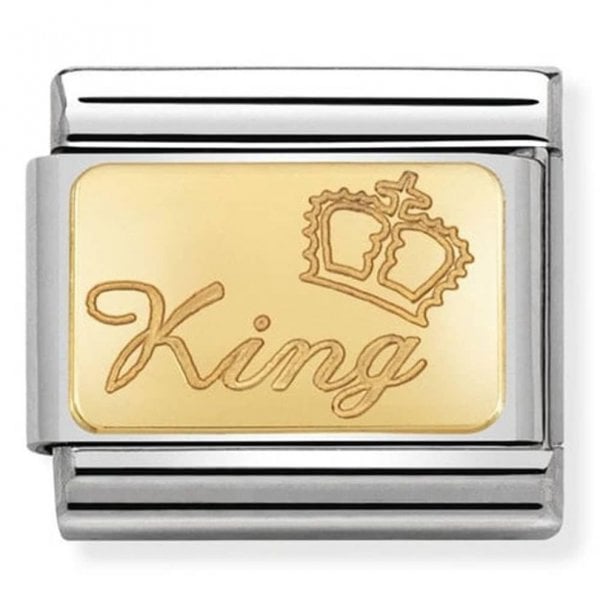 Gold King Charm