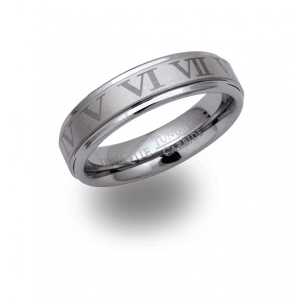 Gents Tungsten Carbide Ring 6mm Size 68