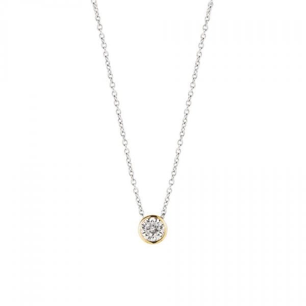 Silver CZ Necklace