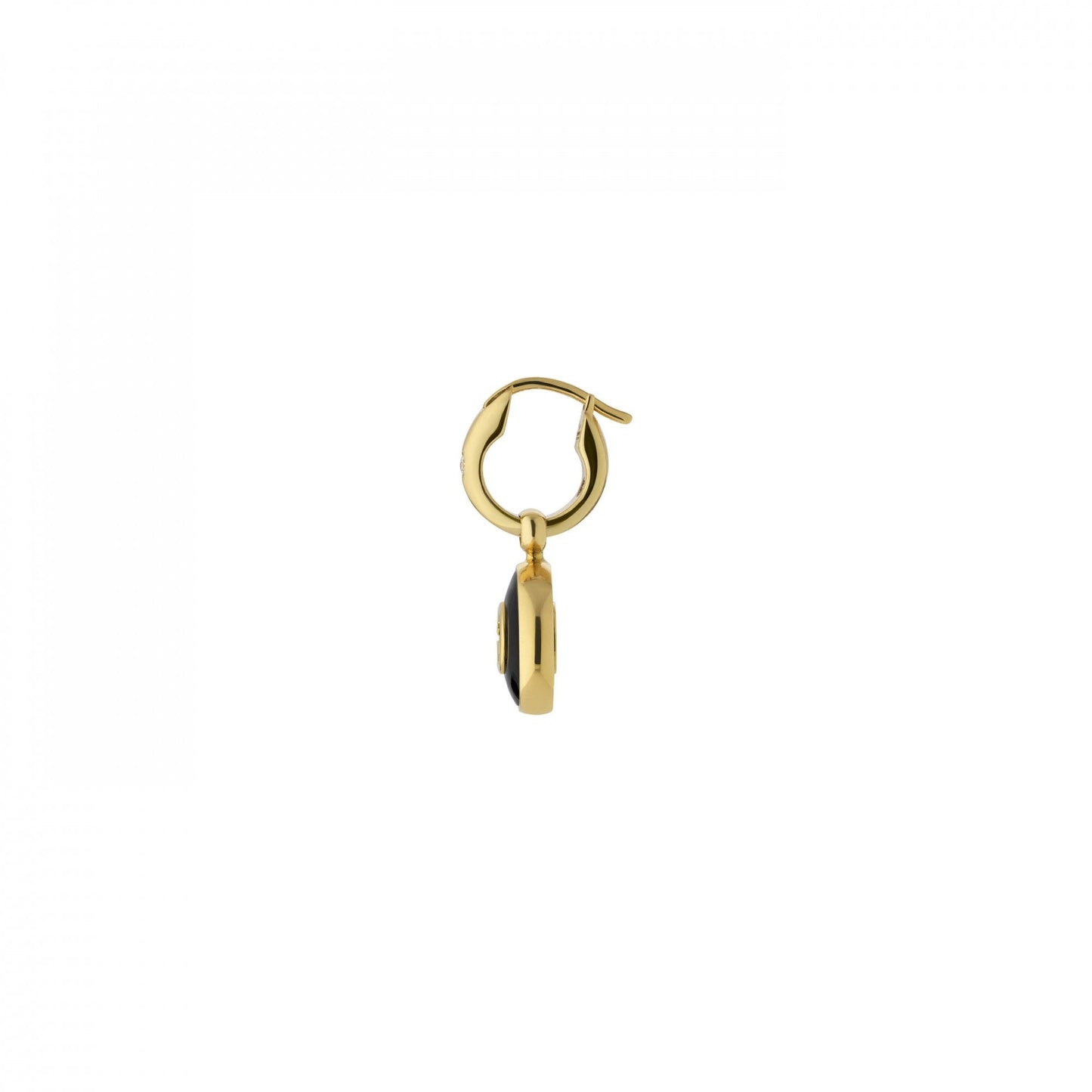 Gucci Interlocking Earrings in Yellow Gold