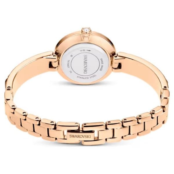 Matrix Bangle watch, Crystal bracelet, Gray, Rose