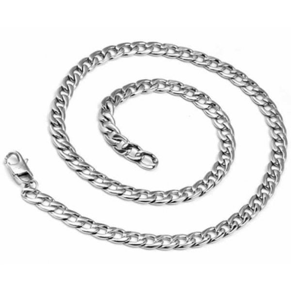 Gents Stanless Steel Necklace Polished 50cm