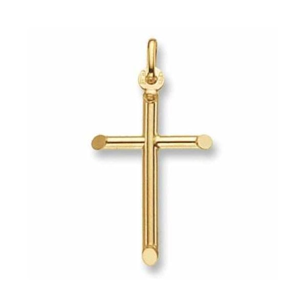 9CT YELLOW GOLD CROSS PENDANT