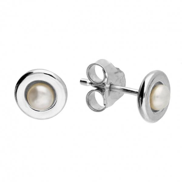 Sterling Silver Earrings - Freshwater Pearl Stud