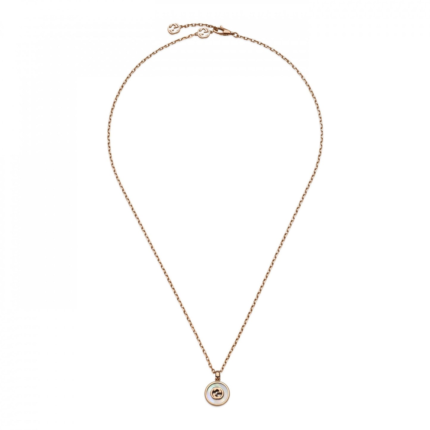 GUCCI Interlocking Necklace 42cm/45cm