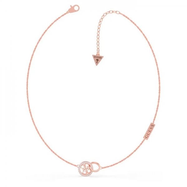 GJ Equilibre 16-18" Rose 4G Logo Necklace
