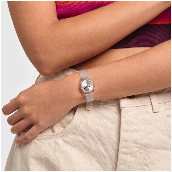 SWATCH Silver Glistar Too. 25mm