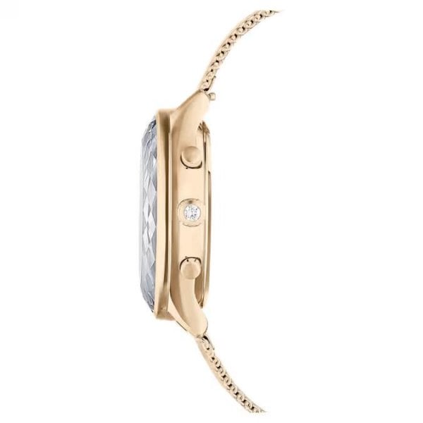 Nova Chrono watch, Swiss, Metal bracelet, Gold ton