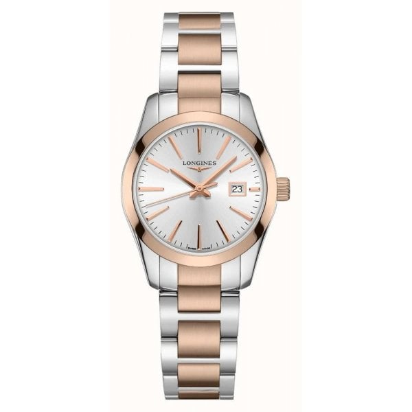 Conquest Classic 30mm Ladies Two Tone Watch