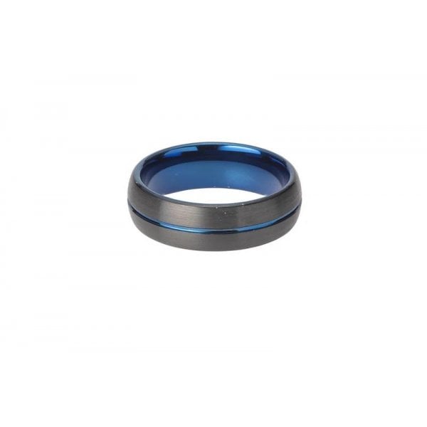 Gents Tungsten Carbide Ring IP Plating - Size 64