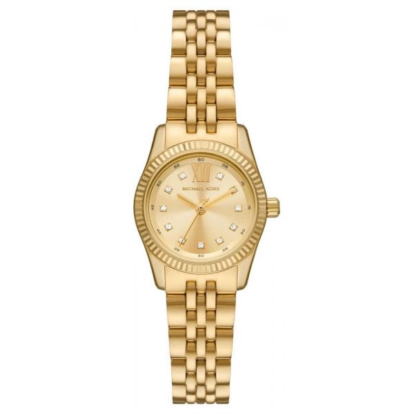 Ladies Petite Lexington Pavé Gold-Tone Watch
