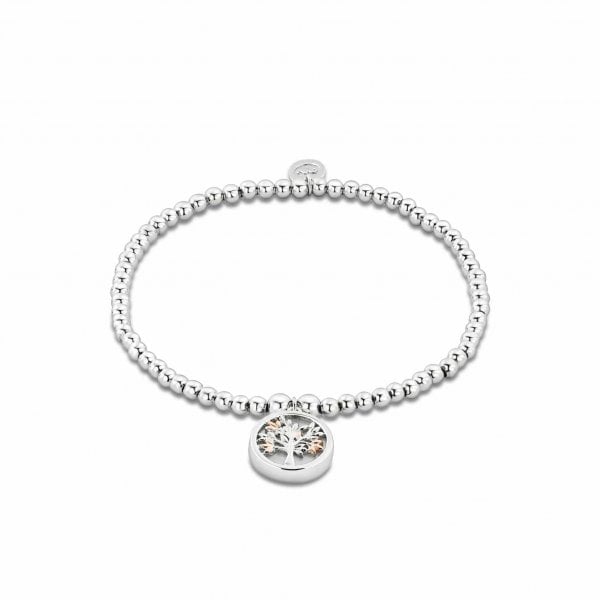 Tree of Life® Circle Silver and MOP Bracelet