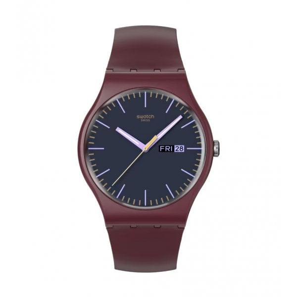 SWATCH ESSENTIALS BURGUNDY BERRY