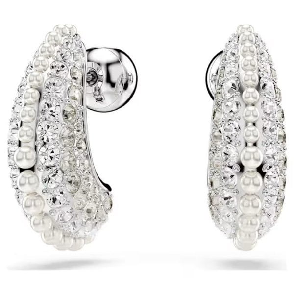 Sublima drop earrings,Crystal pearl, Round, Small