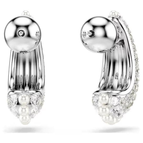 Sublima drop earrings,Crystal pearl, Round, Small