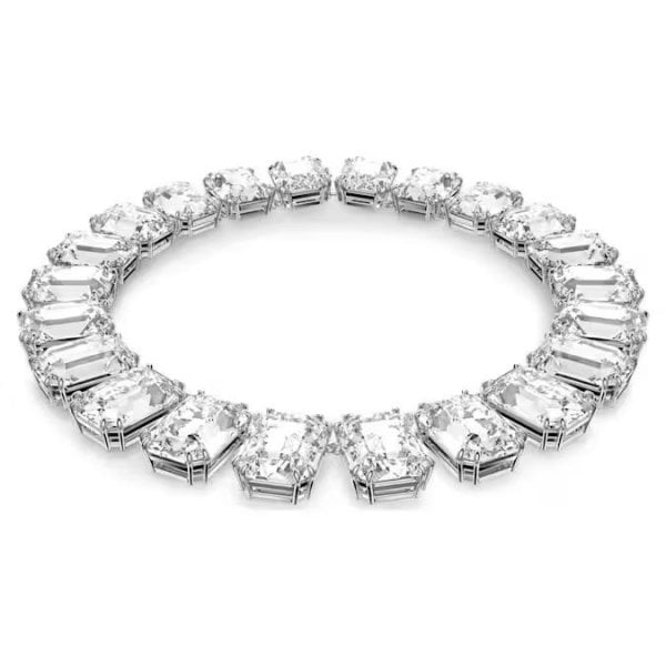 Millenia necklace, Oversized crystals, Octagon