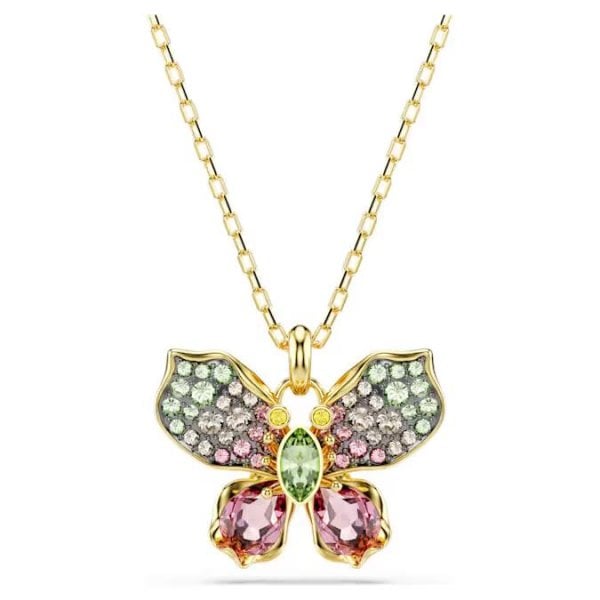 Idyllia pendant, Mixed cuts, Pavé, Butterfly