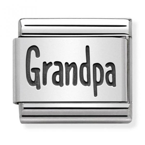 Silver GRANDPA Charm