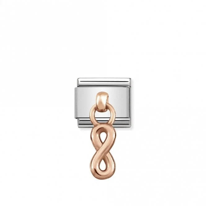 Rose Gold Infinity Love & Hearts Charms