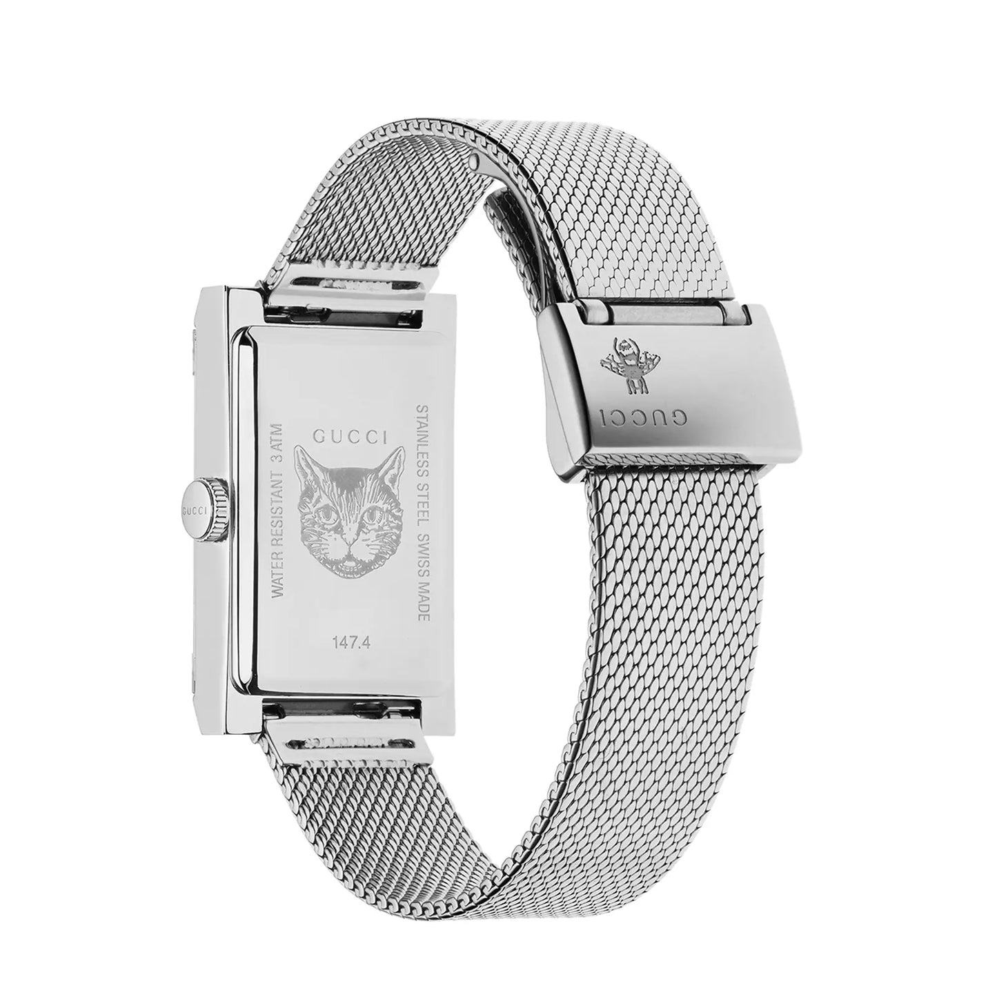 G-Frame 21mm Steel Mesh Ladies GUCCI Watch
