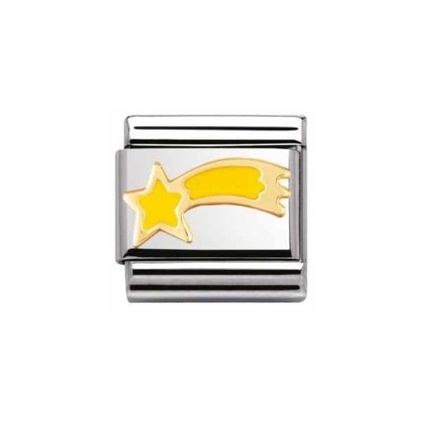 Gold Yellow Shooting Star Charm