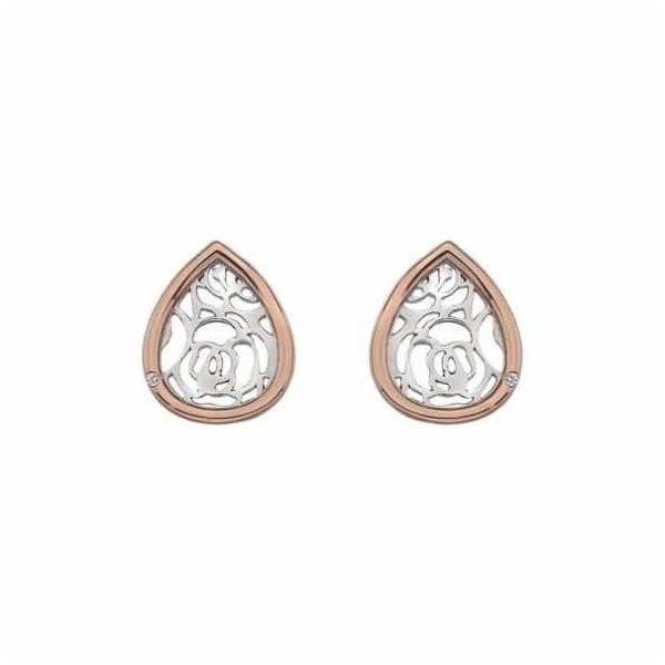 Faith Teardrop Earrings - Rose