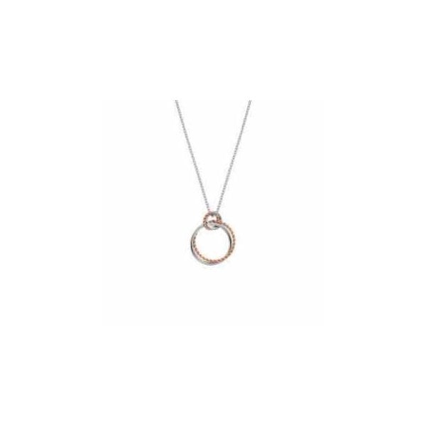 Unity Circle Pendant - Rose Gold