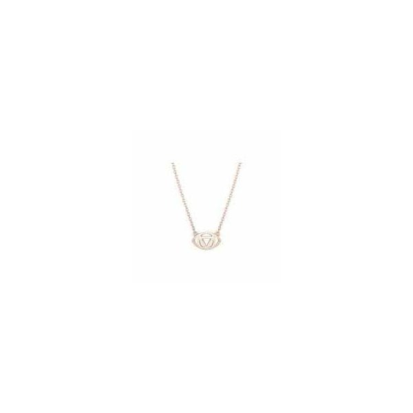 Rose Gold Eye Karma Necklace