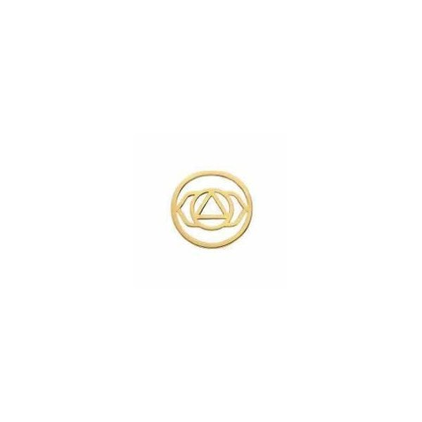 Gold Plated Brow Chakra Coin