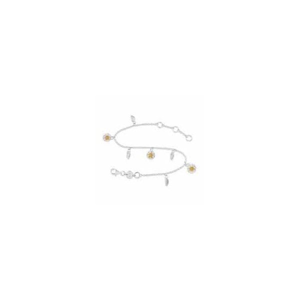 Daisy & Leaf Bracelet