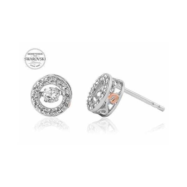National Treasures Swarovski Topaz Stud Earrings